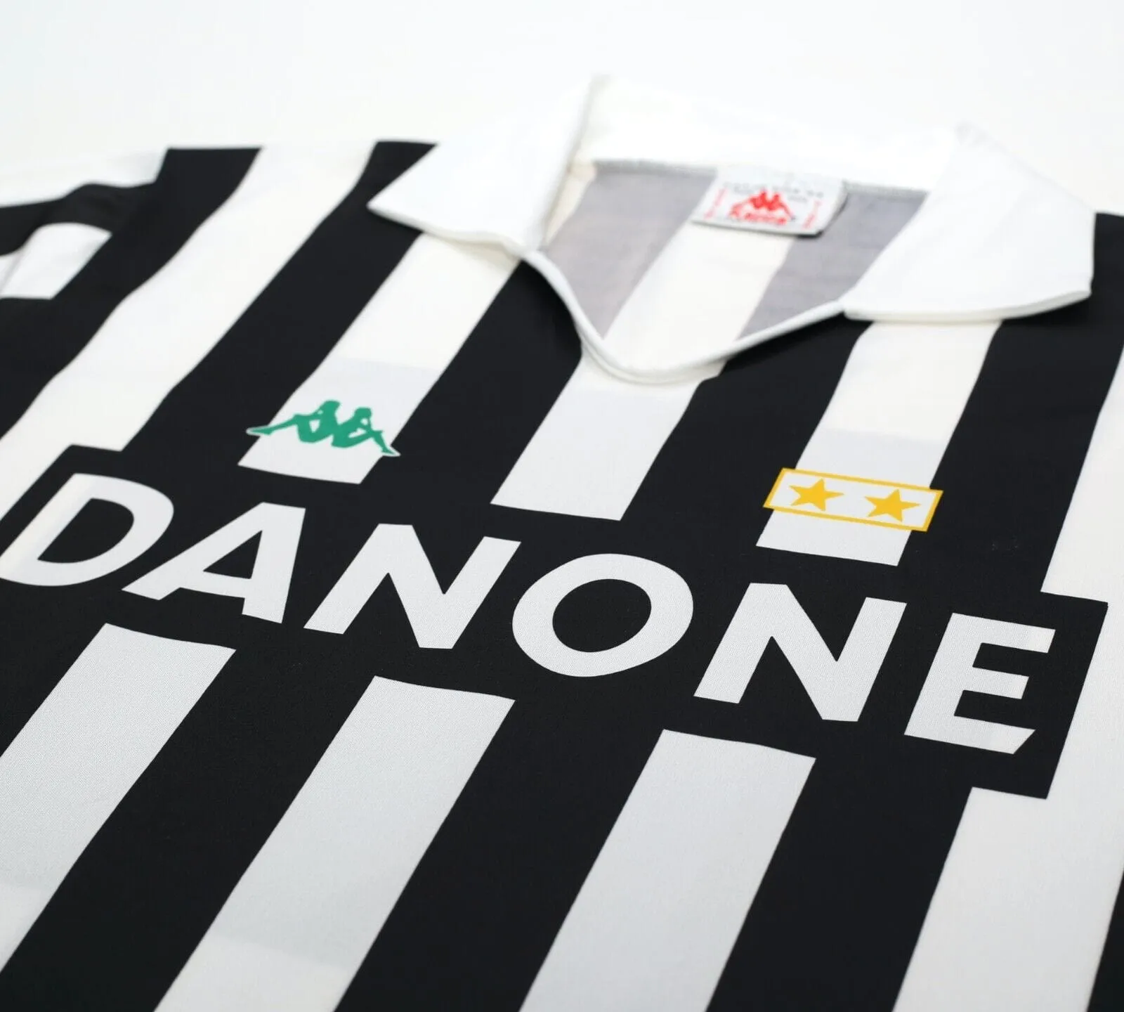 1990/91 BAGGIO #10 Juventus Vintage Kappa Home Football Shirt Jersey (M/L)