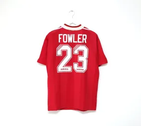 1995/96 FOWLER #23 Liverpool Vintage adidas Home Football Shirt Jersey (L/XL)