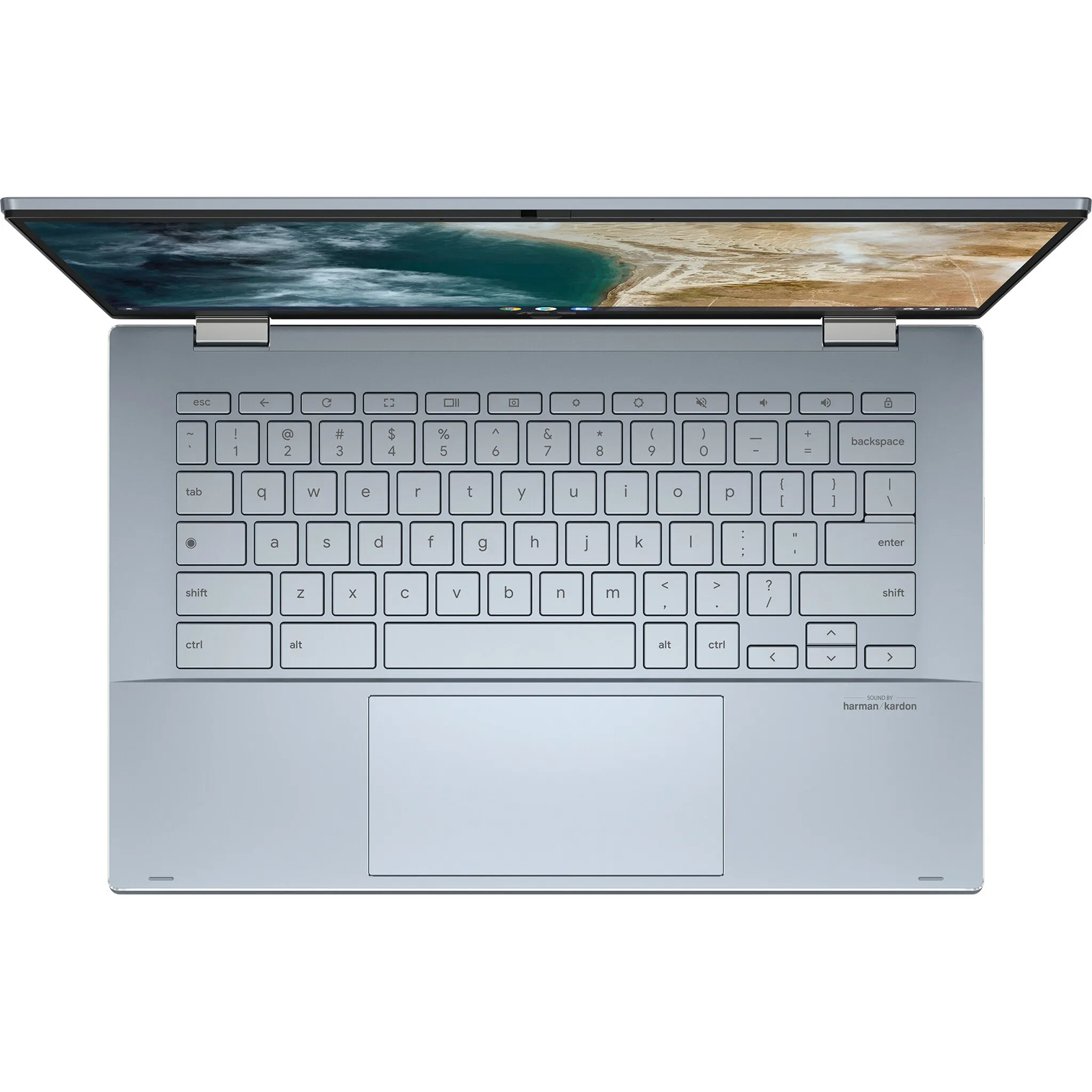 ASUS Chromebook Flip CX5 CX5400FMA-AI0112 35.6 cm (14") Touchscreen Full HD Intel® Core™ i7 i7-1160G7 8 GB LPDDR4x-SDRAM 512 GB SSD Wi-Fi 6 (802.11ax) ChromeOS Blue