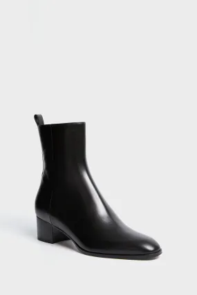 Black Calf Leather & Black Gros-Grain L'Irrequieta Boots