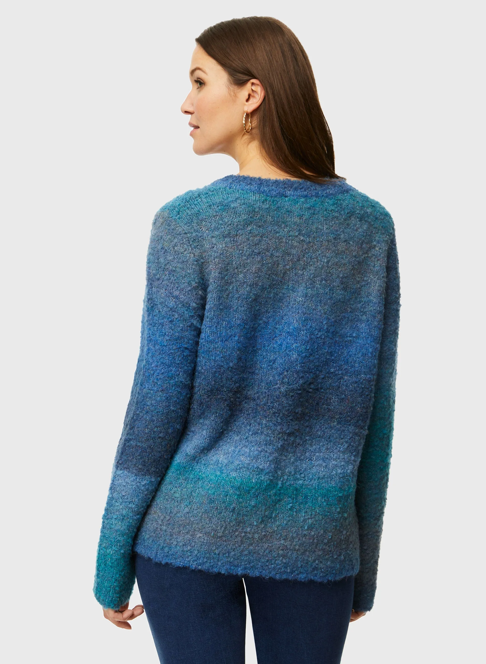 Cashmere Blend Gradient Sweater