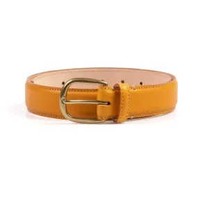 Feather Edge Belt - Mustard Badalassi Minerva Box