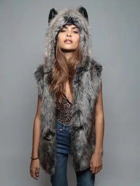 Grey Wolf Vest SpiritHood