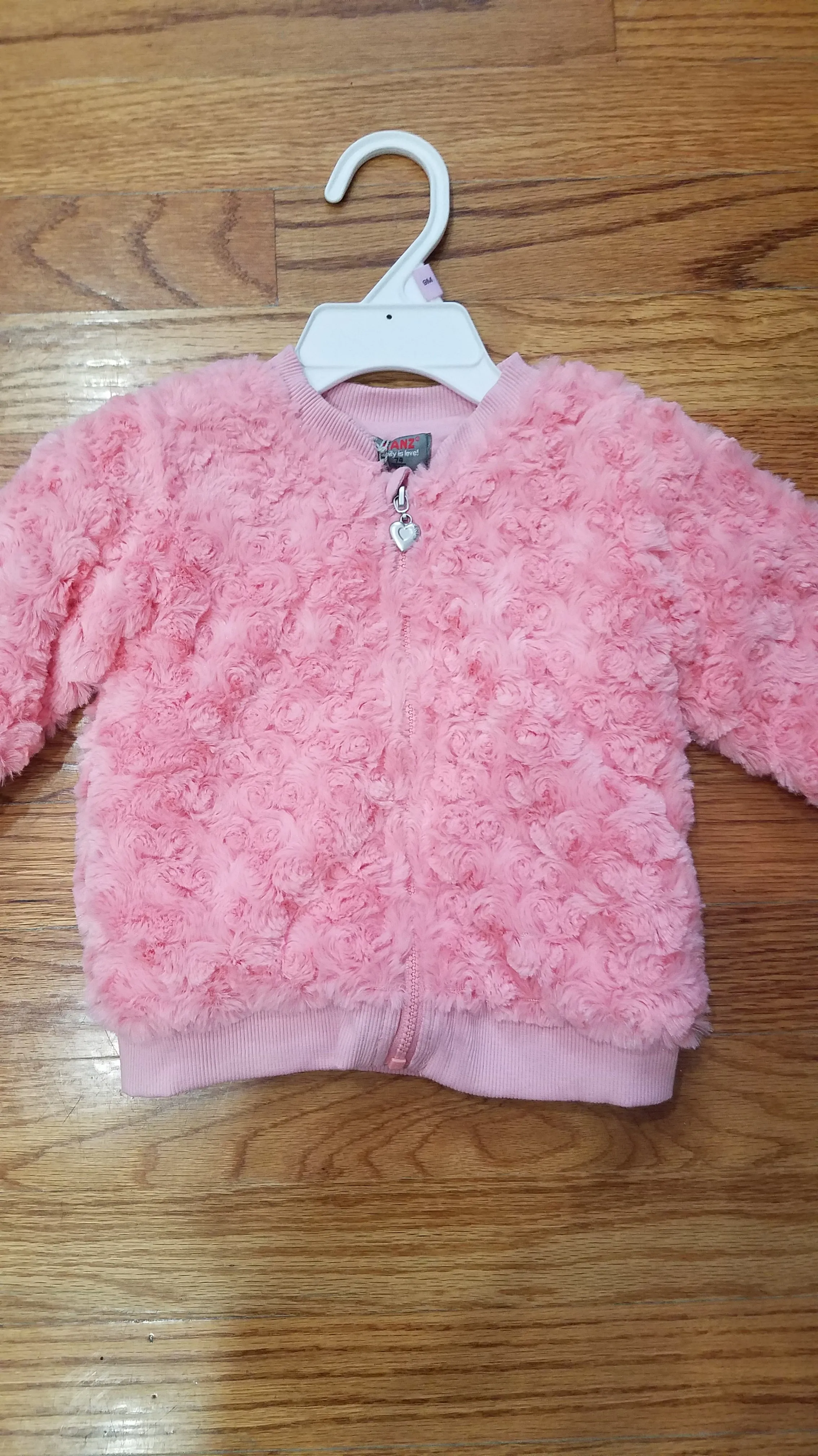 Kanz Rosebud Fuzzy Jacket