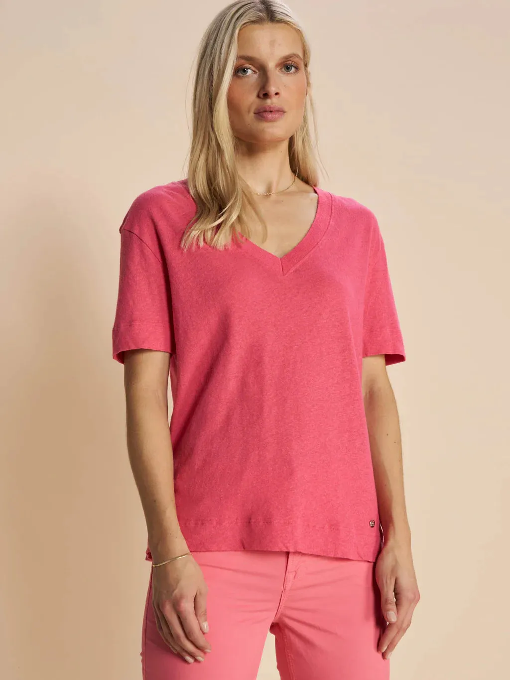 Mos Mosh Camelia Rose Moraq V-SS Tee