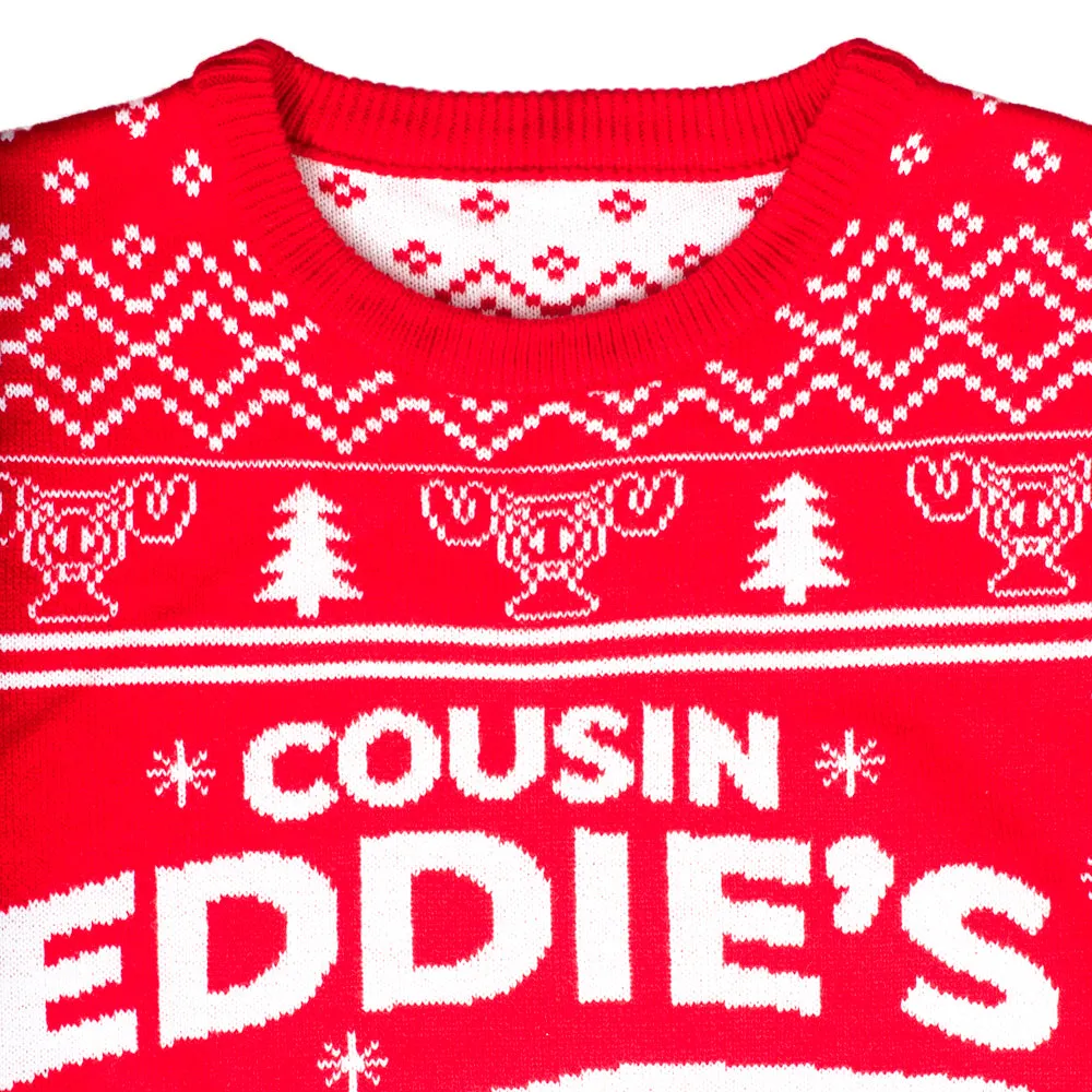 National Lampoon Christmas Vacation Red Eddies Ugly Christmas Sweater