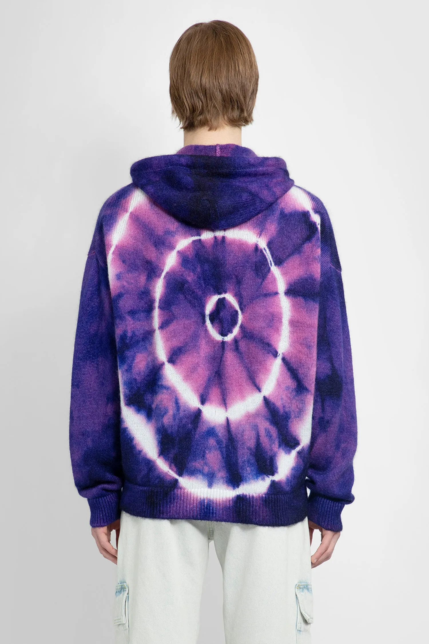 OFF-WHITE MAN PURPLE KNITWEAR