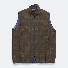 Piping Quilt Vest - PE/W Square Double Cut Jq