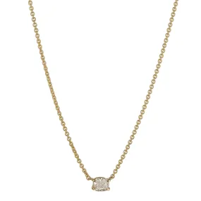 Signature 0.50ct Cushion Cut Diamond Pendant – 18kt Gold