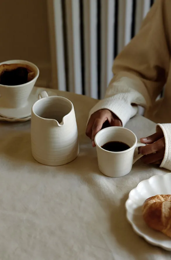 STONEWARE POUR-OVER COFFEE MAKER