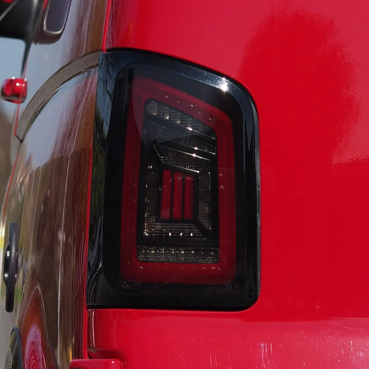 VW T5 Transporter MK3.1 Van  Barndoor LED Rear Lights Smoked Ideal LED Full Frame Led Light- Bar